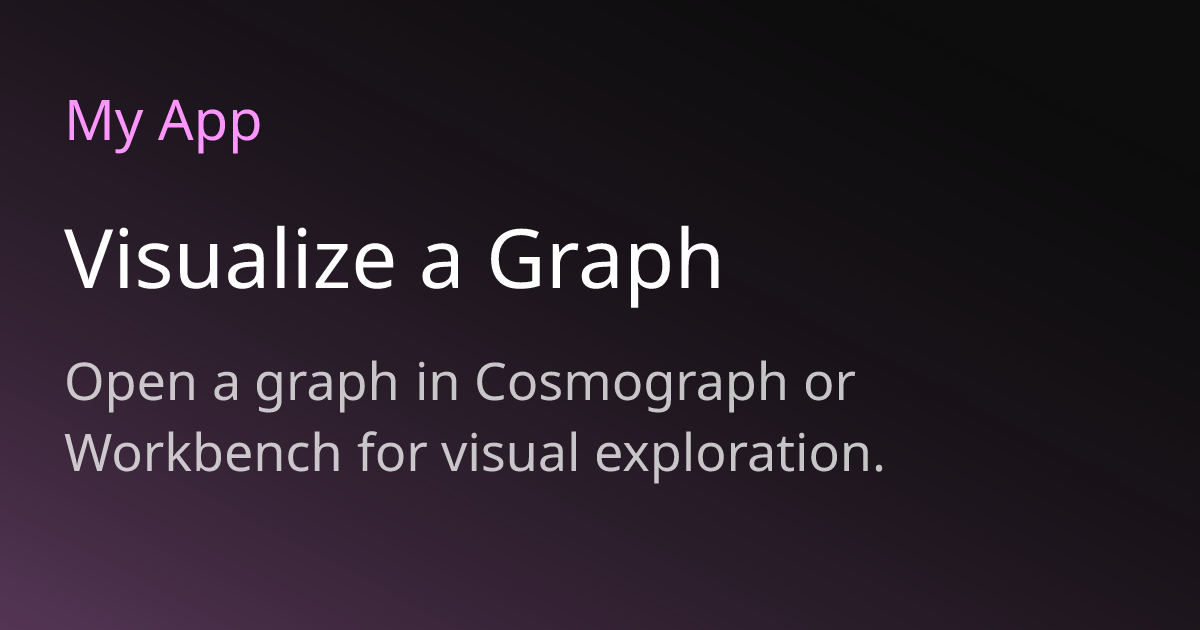 Moonbow Graph Visualize a Graph | Moongraph Docs