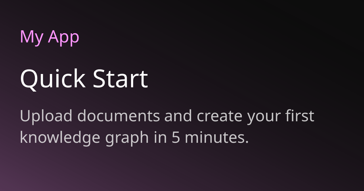 Quick Start | Moongraph Docs